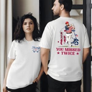 President Donald Trump 2024 Golf You Missed Twice T-shirt