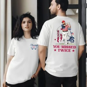 President Donald Trump 2024 Golf You Missed Twice T-shirt