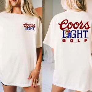 Vintage 90s Coors Light Golf Coors 1997 T-shirt
