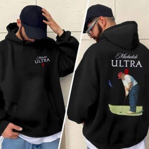 Trump Gofl Ultra Beer You Missed Flag Back Hoodie