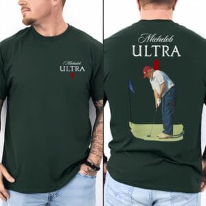 Trump Gofl Ultra Beer You Missed Flag Back T-shirt