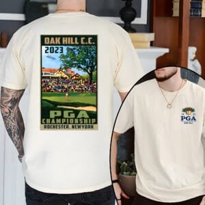 Hot!!! Pga Championship, Rochester, Ny Golf T-shirt