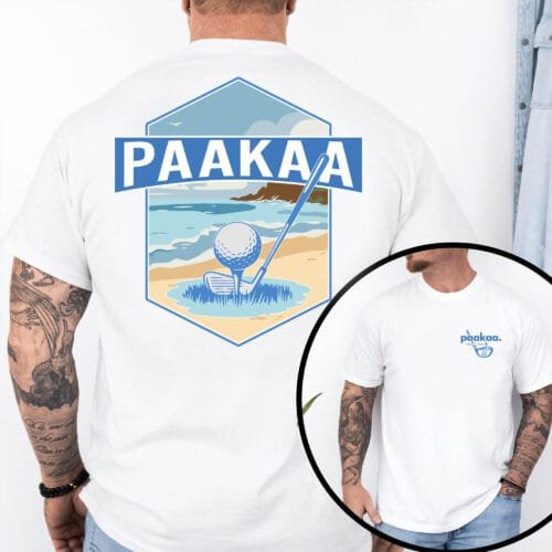 Paakaa - Golf Dog Graphic 2 Sided T-shirt photo review