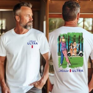 Michelob Ultra - John Daly Hooters T-shirt