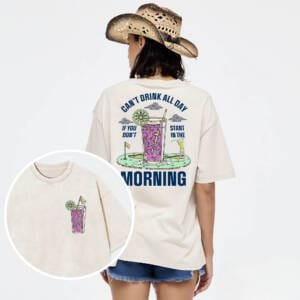 Can't Drink All Day Morning Golf T-shirts