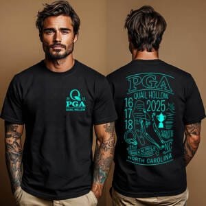 Ahead 2025 PGA Championship Green Mile T-Shirt