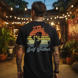 The Golf Father Funny Golfing For Golfer Dad Father's Day T-Shirt