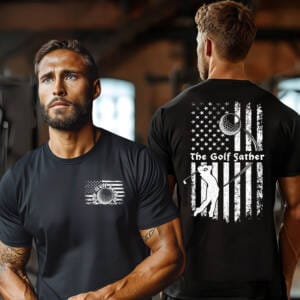 The Golf Father Funny Golfing For Golfer Dad Father's Day T-Shirt