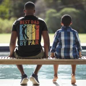 Best Dad By Par T-shirt
