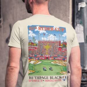 Ryder Cup 2025 Stadium Crowd Tee, Bethpage Black Course Graphic Shirt