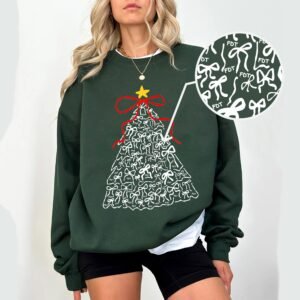 FDT Christmas Tree Sweatshirt, Hidden Messenger Sweatshirt, Xmas Sweatshirt