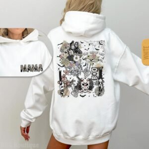 Scream Mama Camp Crystal Lake Ghost Face Hoodie
