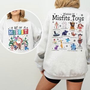 Misfit Toys Christmas 2-sided Sweatshirt, A Bit Of A Misfit Sweatshirt