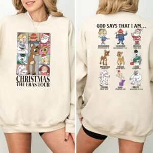 Rudolph Christmas The Eras Tour Version Sweatshirt