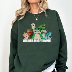Portland Frog And Friends Unisex Sweatshirt