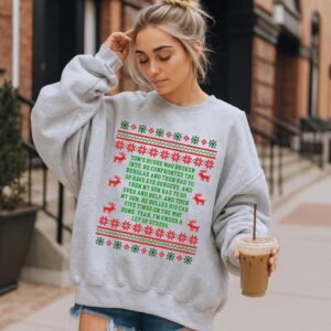 Housewives Christmas Ugly Sweatshirt, Funny Christmas Movie Quote Ugly Sweatshirt