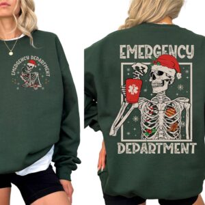 Emergency Department Christmas Unisex Casual Cotton Streetwear