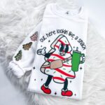 Retro Christmas Tree Cake Sweatshirt