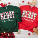Merry Christmas Cute Winter Holiday Sweatshirt