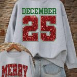 Merry Christmas Sweatshirt for holiday cheer