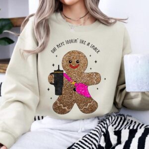 Glitter Gingerbread Crewneck shirt