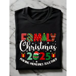 Family Christmas 2025 Gathering Short Sleeves Paakaa Shirt