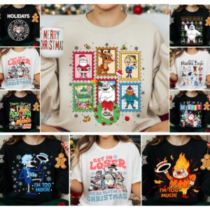 Red Nosed Reindeer Christmas Sweatshirt