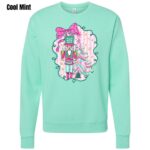 Pink & Teal Nutcracker Sweatshirt 'NLB'