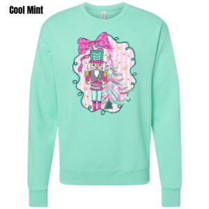 Pink & Teal Nutcracker Sweatshirt 'NLB'