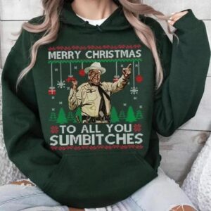 Merry Christmas  You Sumbtches Sweatshirt Vintage