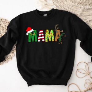 Christmas Mama sweatshirt cozy style