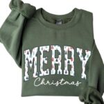 Christmas Sweatshirt Women Oversized Crewneck
