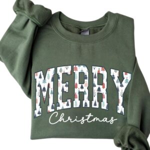 Christmas Sweatshirt Women Oversized Crewneck