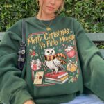 Merry Christmas Sweatshirt vintage style