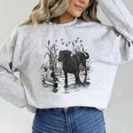 Vintage 90s Black Labrador Sweatshirt