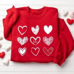Valentines Hearts Shirt, Cute Valentine Shirt, Teacher Valentine Shirt