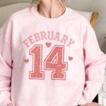 Valentines Heart Graphic Sweatshirt