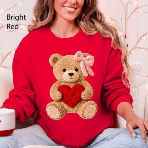 Hug Me Teddy Valentine Sweatshirt