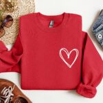 Cupid’s Double Heart Sweatshirt