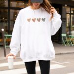 Cute Watercolor Heart Sweatshirt