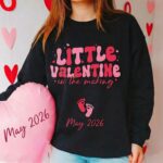Valentines Day Pregnancy Sweatshirt