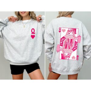 Queen Of Hearts Valentine's Day Sweatshirt
