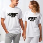 Wifey & Hubby Matching Couple Shirts