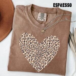 Leopard Heart Tee