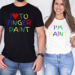 funny matching couple shirts