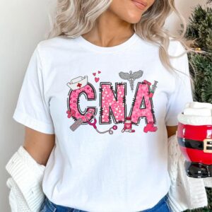 Valentine CNA T-shirt Gift For Nurse