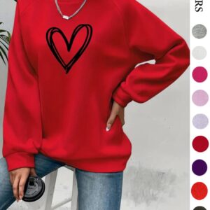 Soft Touch Heart Sweatshirt