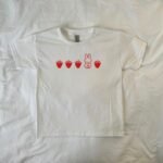 Strawberry Bunny Baby Tee for Soft Girls