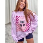 Retro Valentine Graphic Top