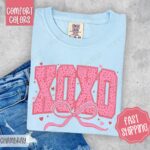 XOXO Shirt Comfort Color for Valentine's Day